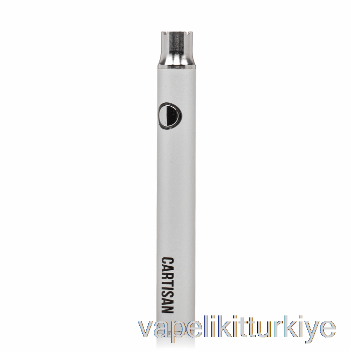 Vape Likit Cartisan Düğmesi Vv 350 510 Pil Gümüş